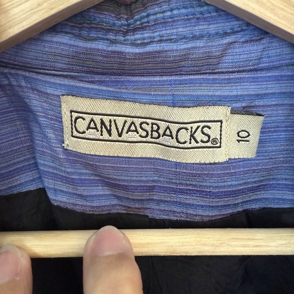 Vtg Canvasbacks Vest Art to Wear Floral Raw Edge Silk Granola Earthy Indie Boho - Picture 8 of 10